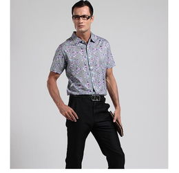 帝牌男装DIKING春装新款 商务休闲新风尚，简约短袖衬衫712303